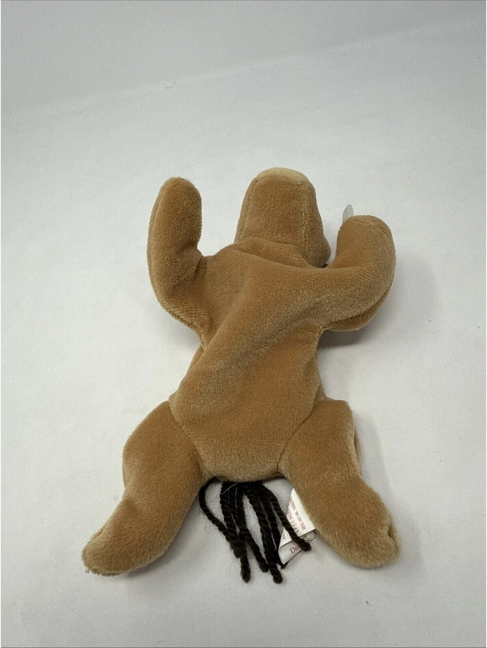 TY Beanie Baby Babies Derby Brown White Black Horse 9-16-1995 Plush Toy Animal